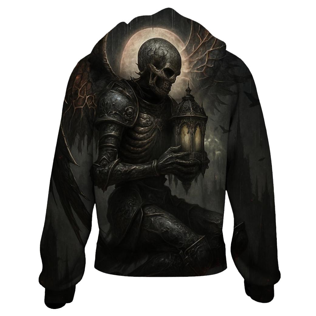 The Ossuary Seraph Of Black Candle Rain zip-up hoodies