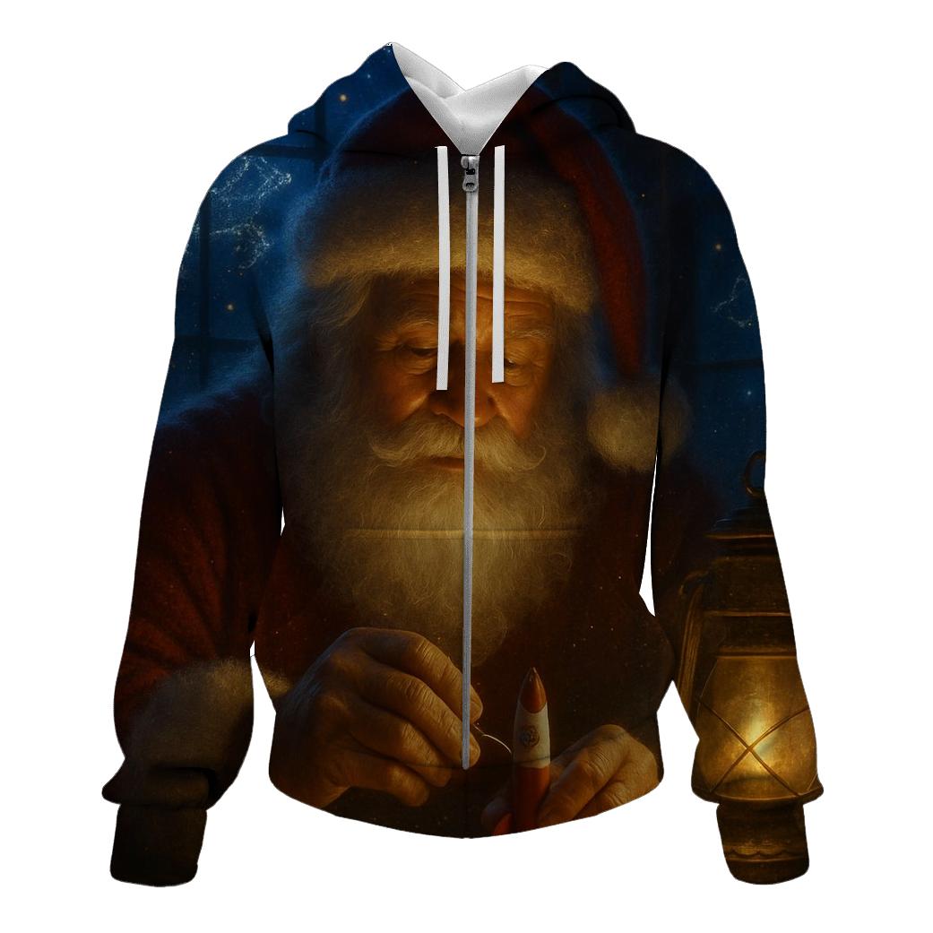 Workshop Constellation Santa lightweight hoodies