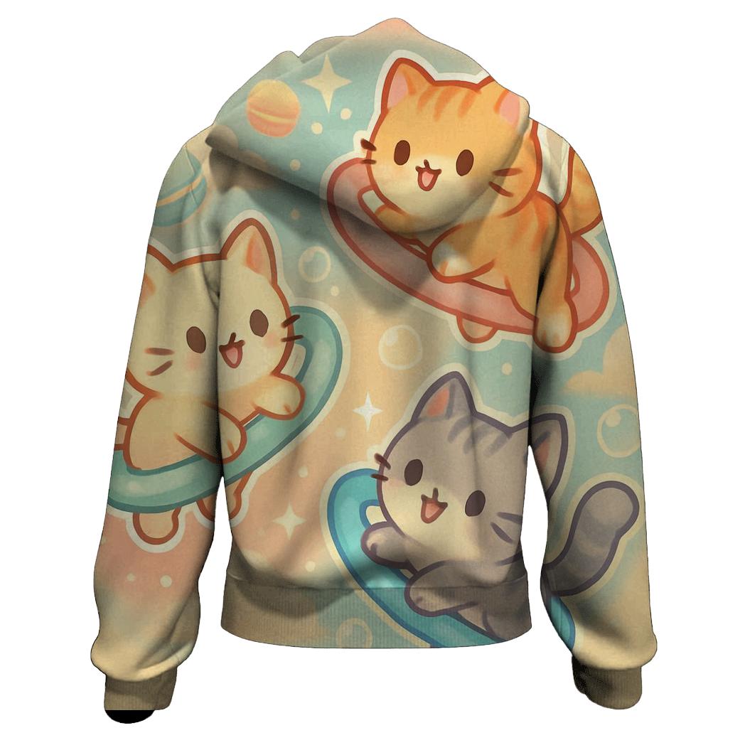 Sugar Cloud Kitten Carousel custom hoodies