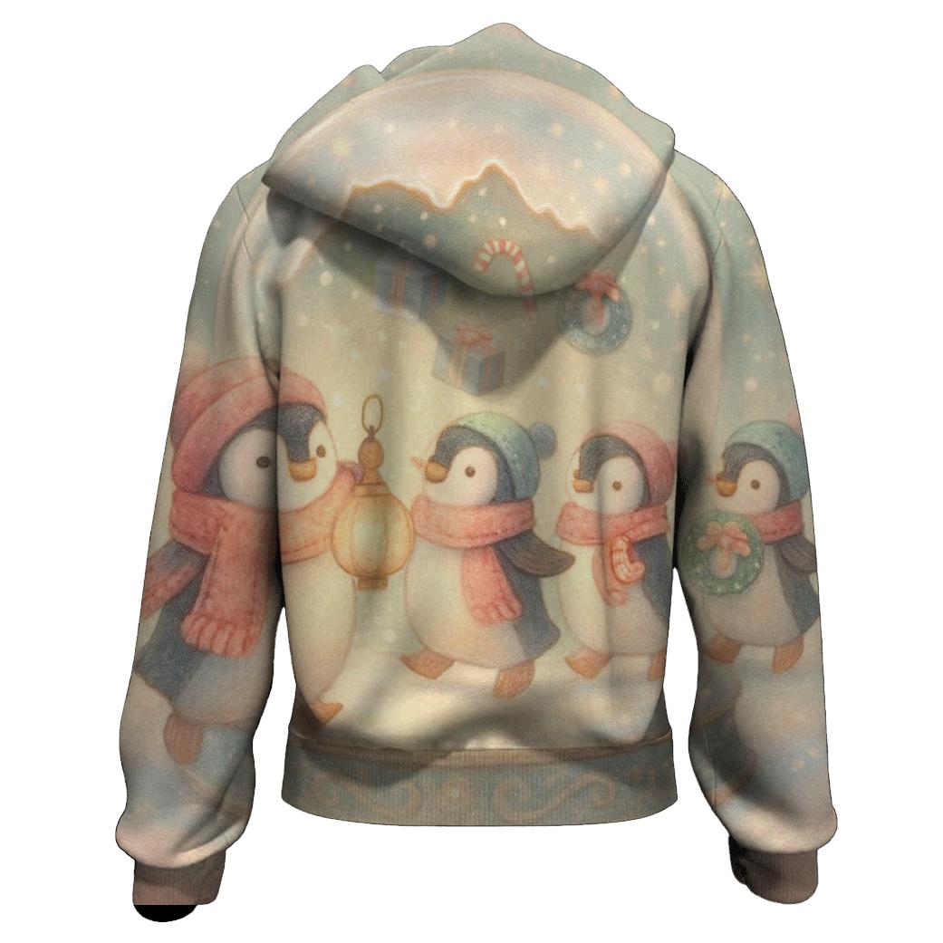 Snow Globe Penguin Parade Carousel hoodies fashion