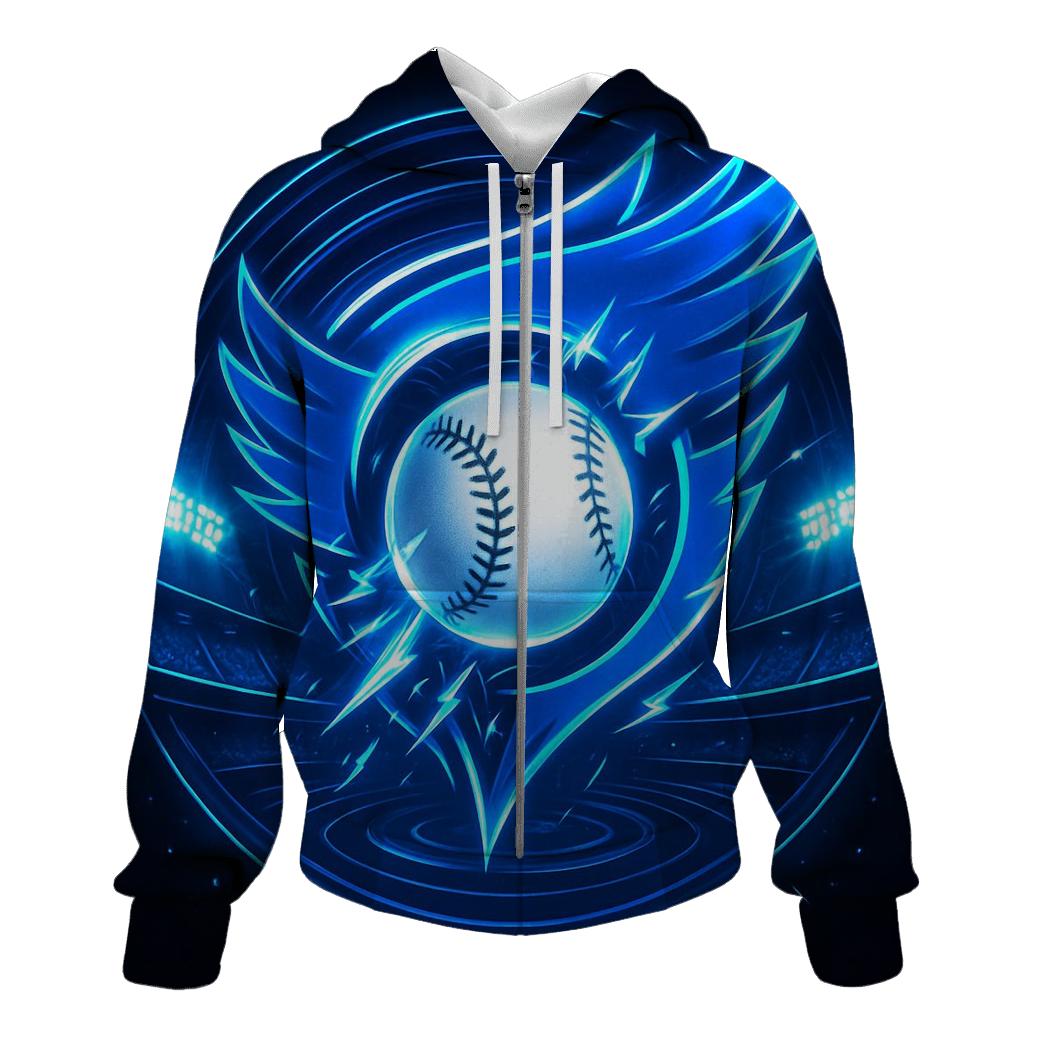 Kinetic Wingburst Blue Jays Fastball graphic hoodies