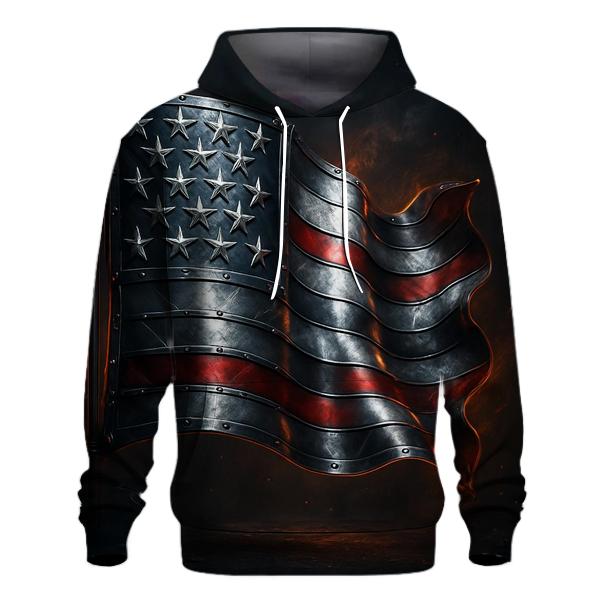 Midnight Forge Flag pullover hoodies