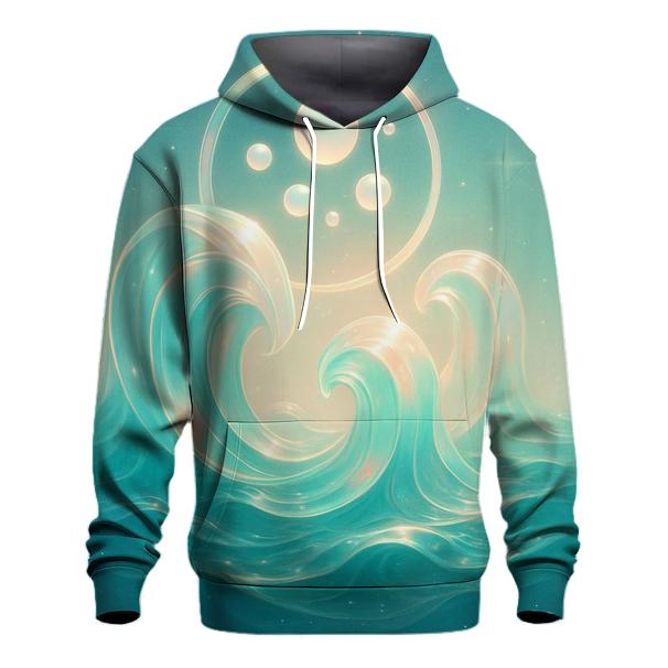 Prismatic Tide Cathedral embroidered hoodies