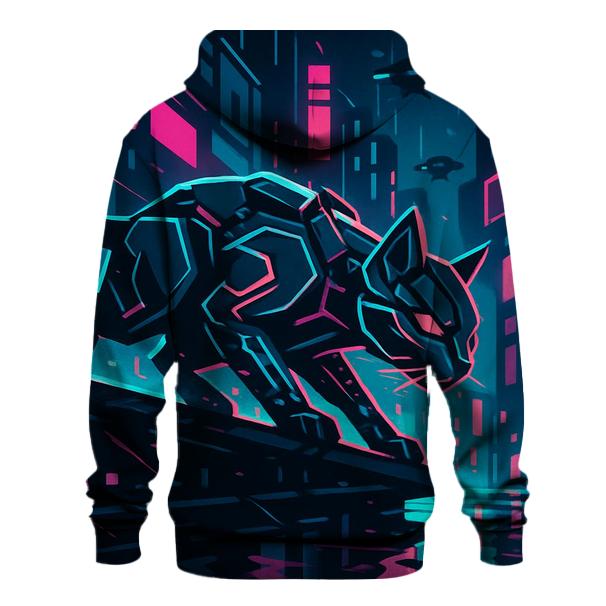 Neon Alley Circuit Prowler embroidered hoodies