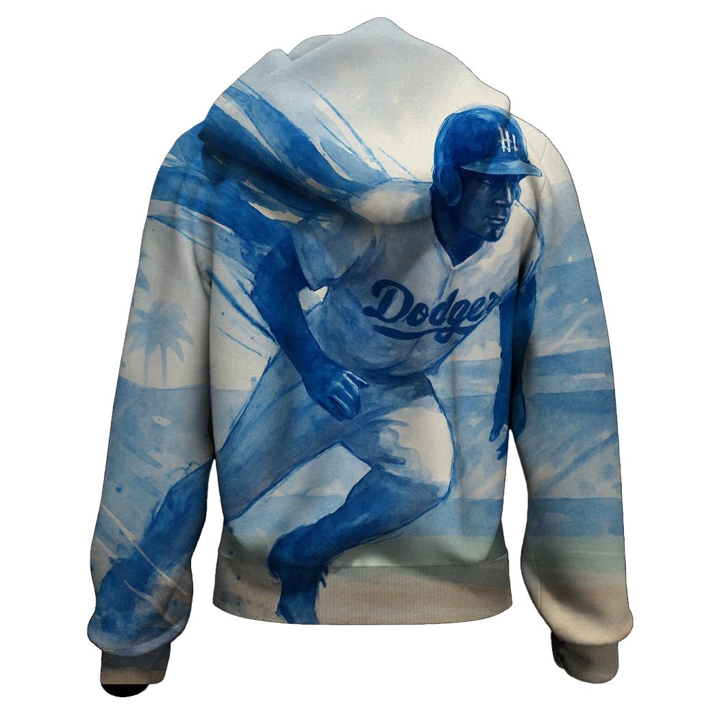 Watercolor Rally Wave Sprint premium hoodies