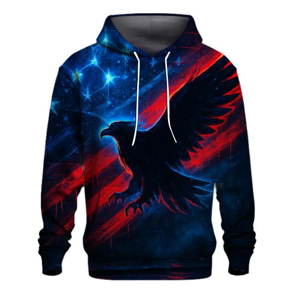 Neon Alley Star Stripes heavyweight hoodies