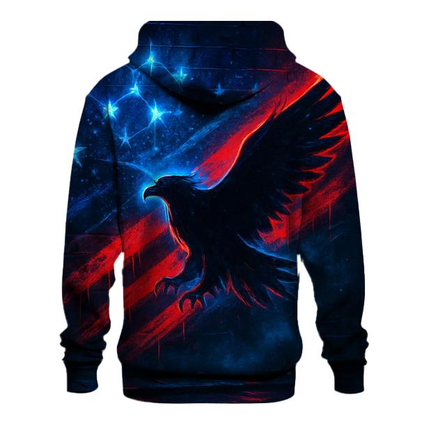 Neon Alley Star Stripes heavyweight hoodies
