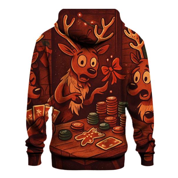 Reindeer Card Game Cabin Chaos hoodies fashion