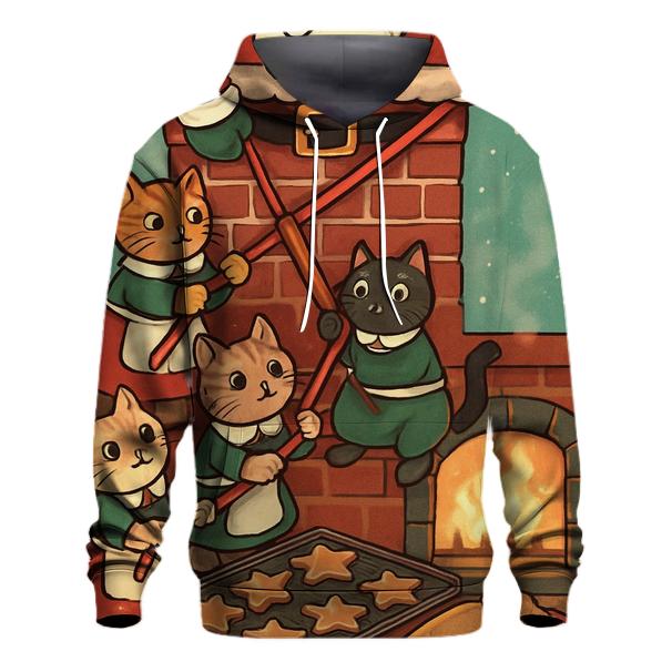 Santa Stuck Chimney Bakery Rescue hoodie trends