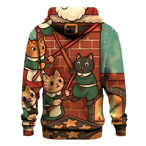 Santa Stuck Chimney Bakery Rescue hoodie trends