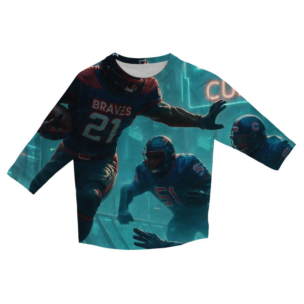 Skybridge Scrimmage Braves Versus Cubs trendy 3/4 sleeve tops