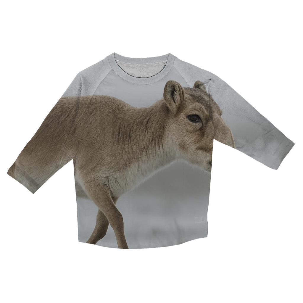 Steppe Breathline Saiga Antelope custom 3/4 sleeve shirts