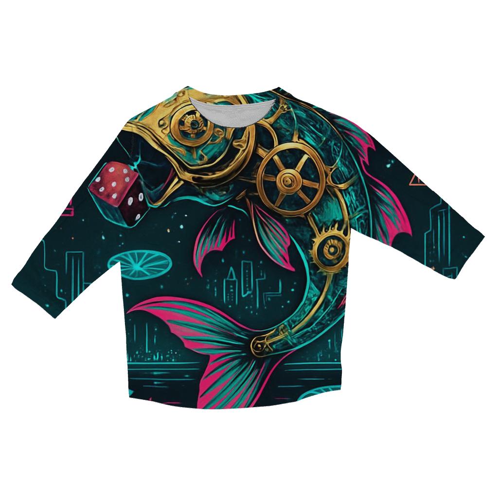 Clockwork Koi Dream Circuit cotton quarter sleeve shirts