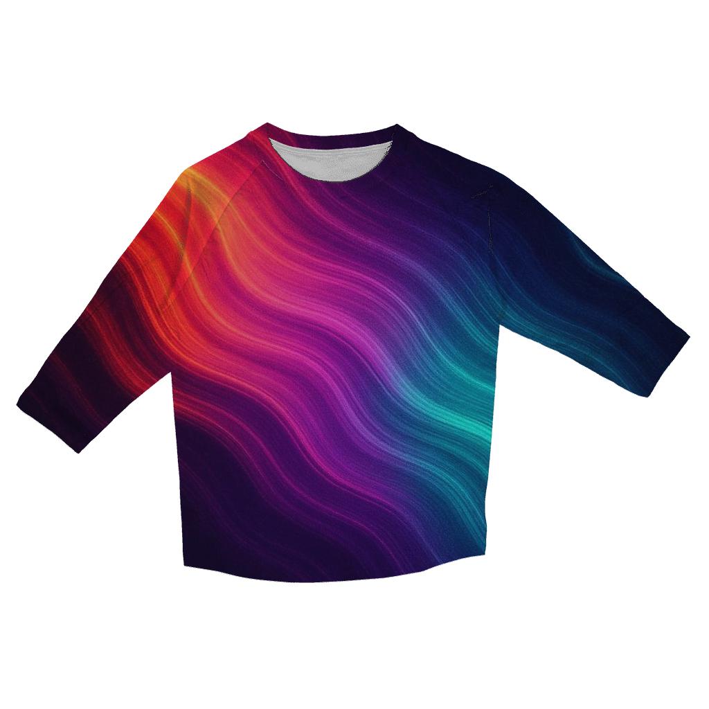 Molten Aurora Spill stylish quarter sleeve tops