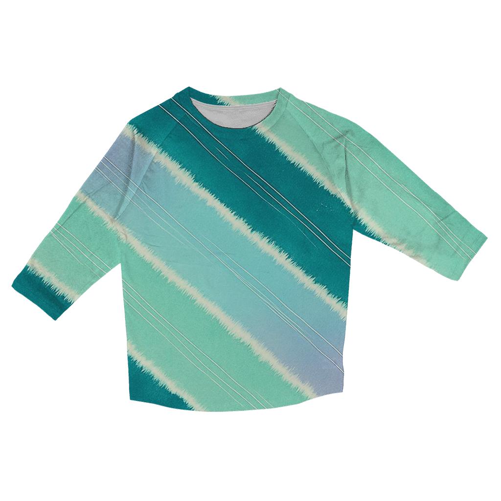 Aurora Arashi Diagonal Drift custom 3/4 sleeve shirts