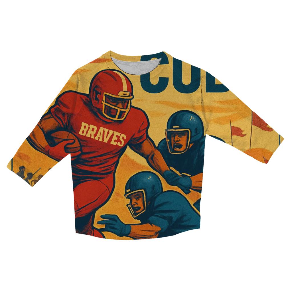 Desert Drumline Kickoff Braves Versus Cubs stylish quarter sleeve tops