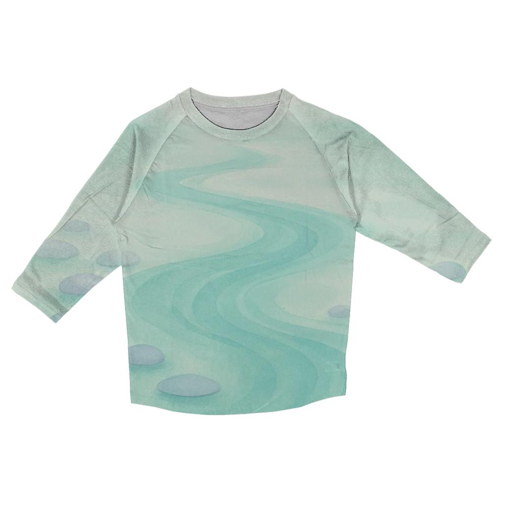 River Of Stillness stylish quarter sleeve tops