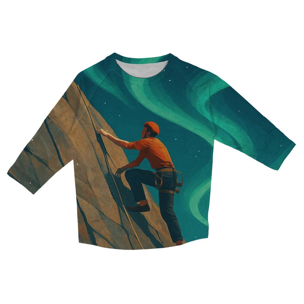 Aurora Summit Rock Climbing designer 3/4 sleeve blouses