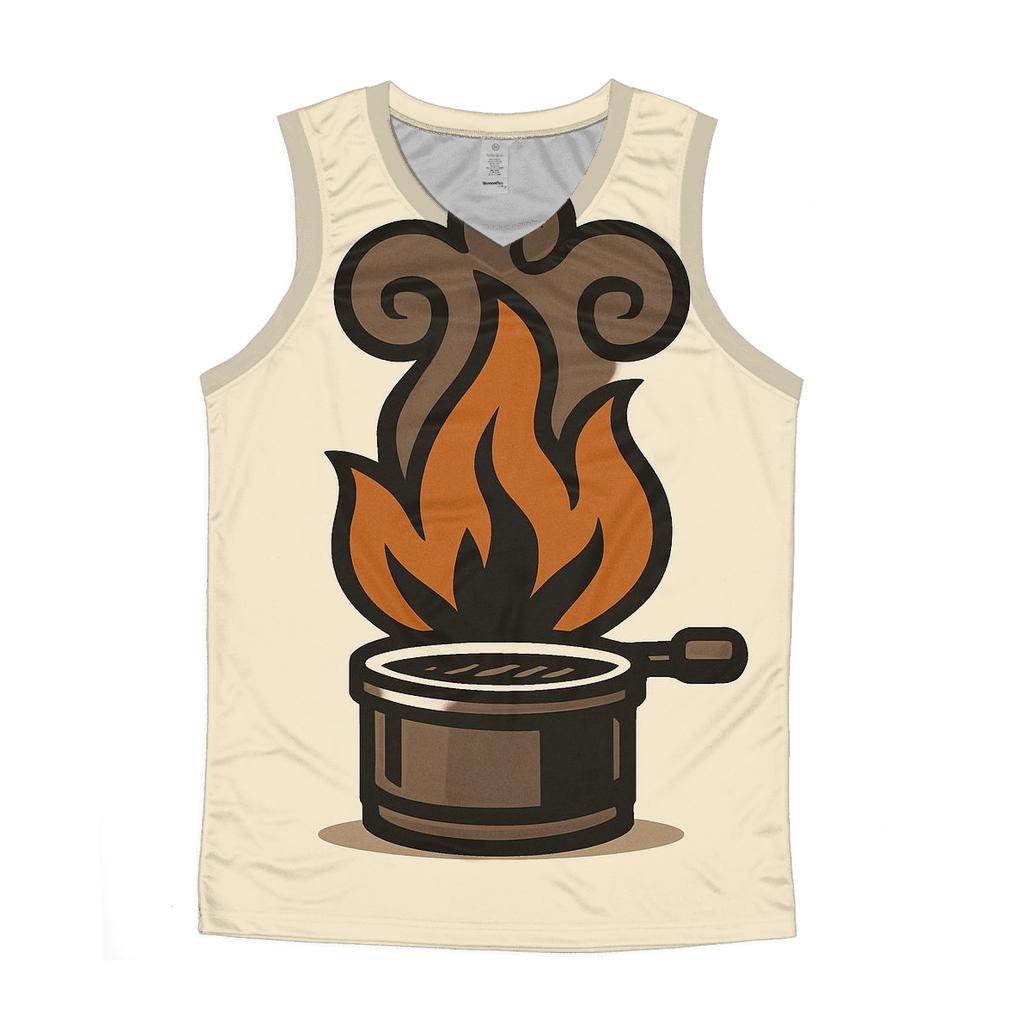 Roaster Flame Crest designer workout tanks