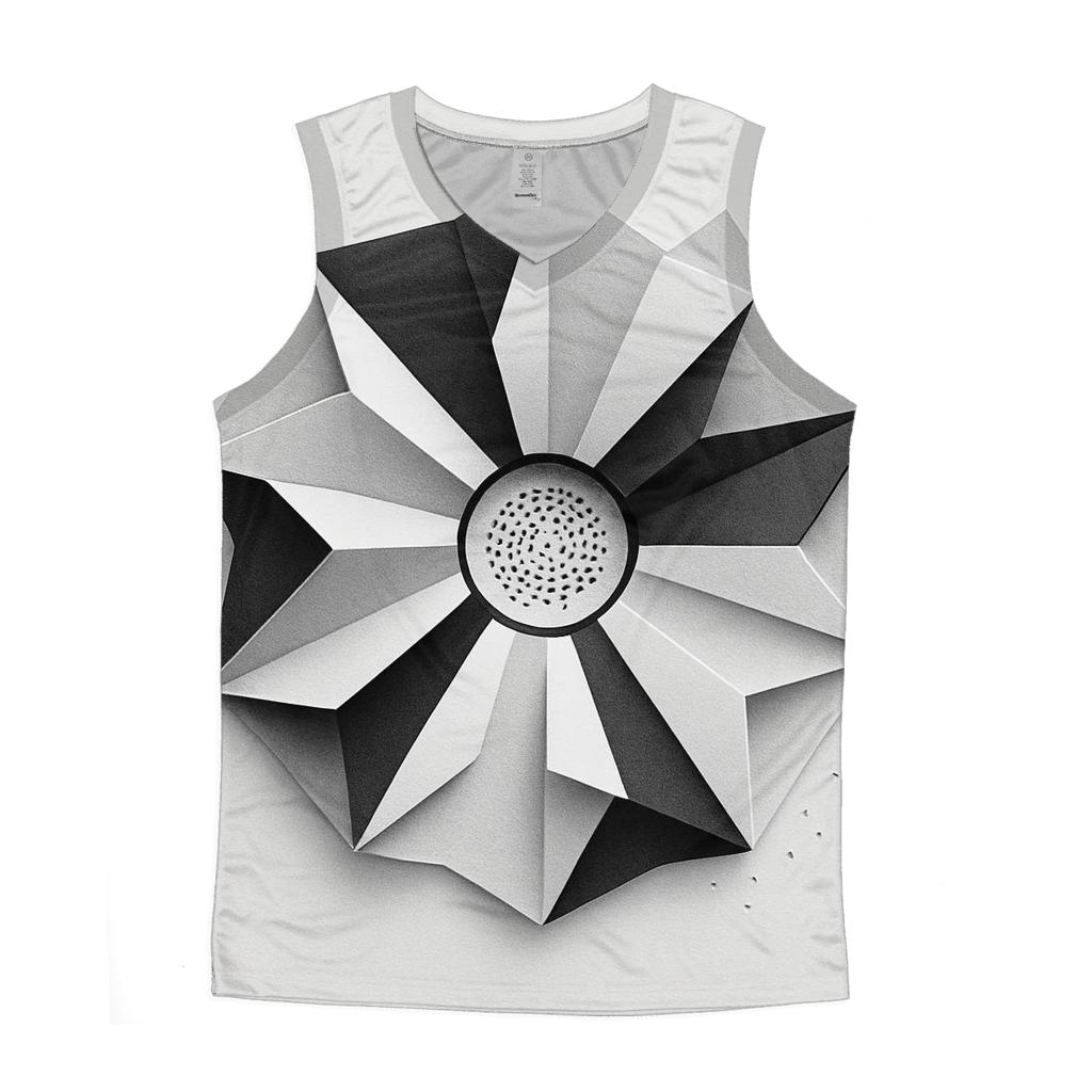 Filter Fold Geometry stylish racerback tanks