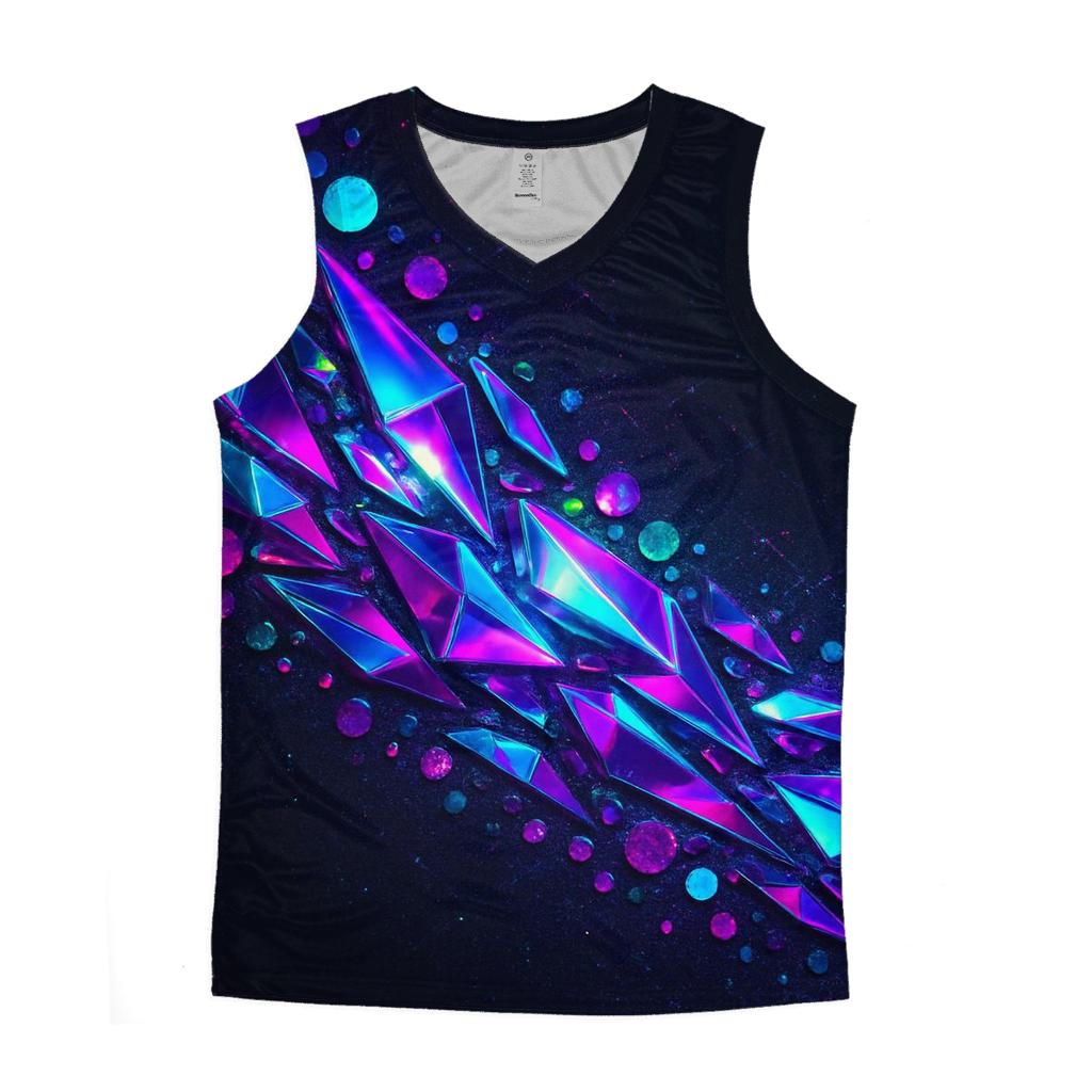 Neon Disco Prism Tide casual summer tank tops
