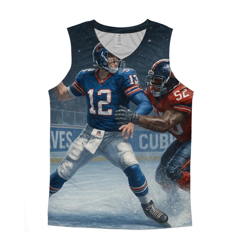 Ice Rink Gridiron Clash Braves Versus Cubs designer workout tanks