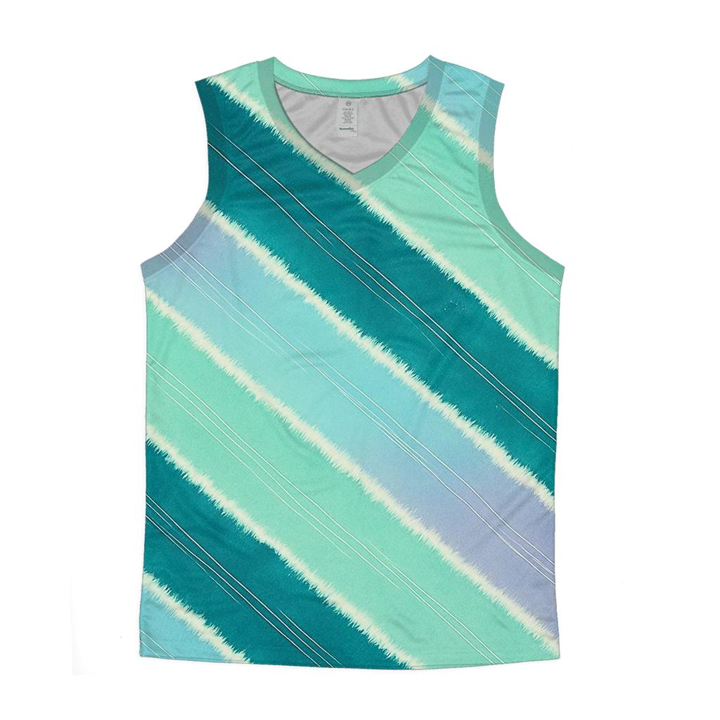 Aurora Arashi Diagonal Drift designer workout tanks
