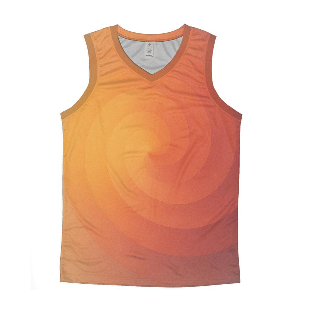 Desert Mirage Conic Drift sports performance tank tops