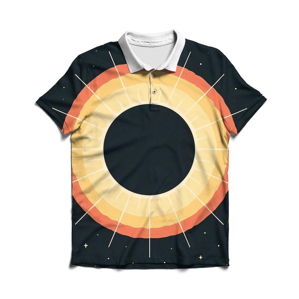 Eclipse Corona Lattice stylish collar polo tees