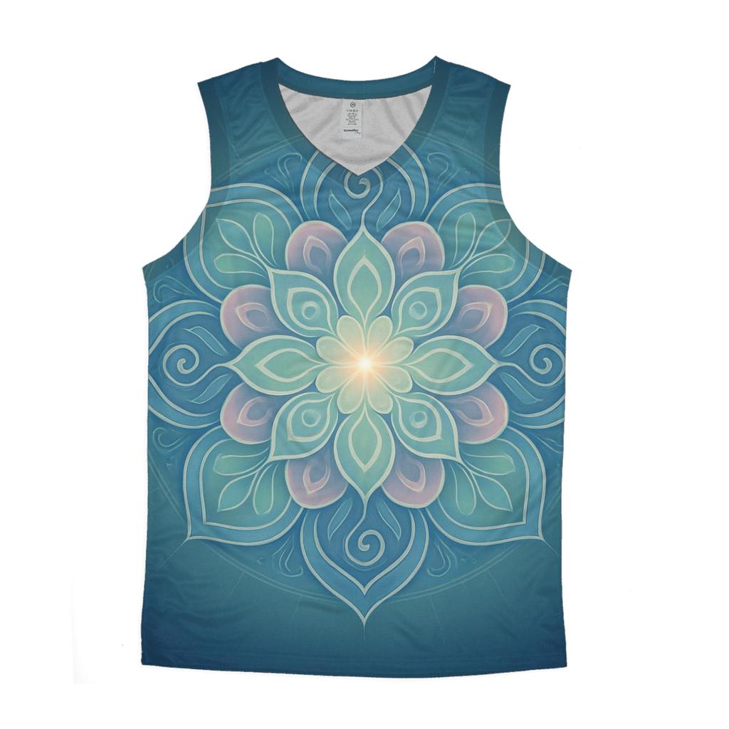 Aurora Breath Mandala sports performance tank tops