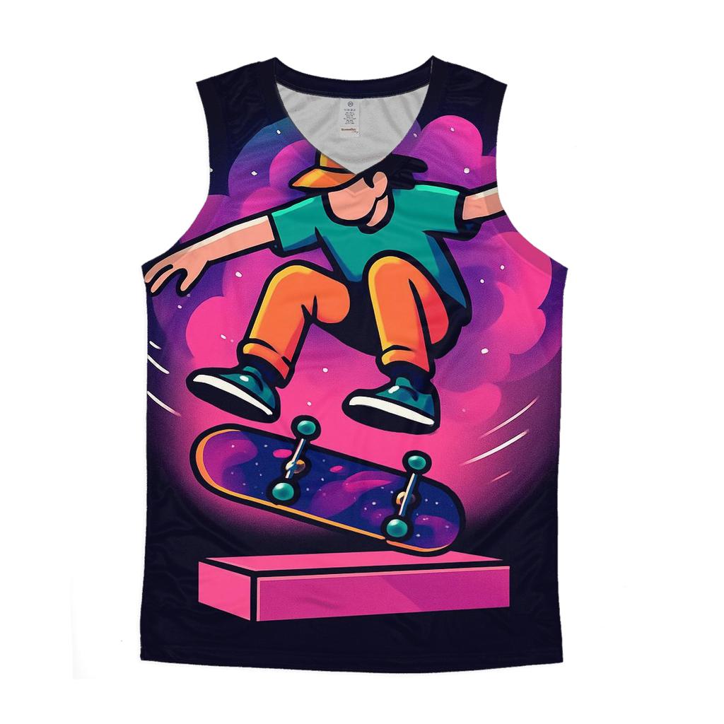 Nebula Street Skate Flow sports performance tank tops
