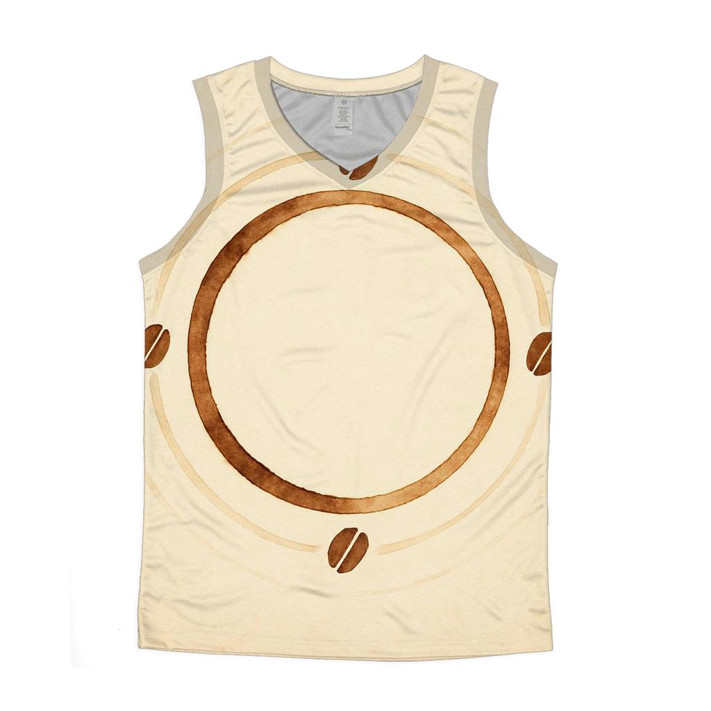 Cup Ring Orbit graphic print tank tops