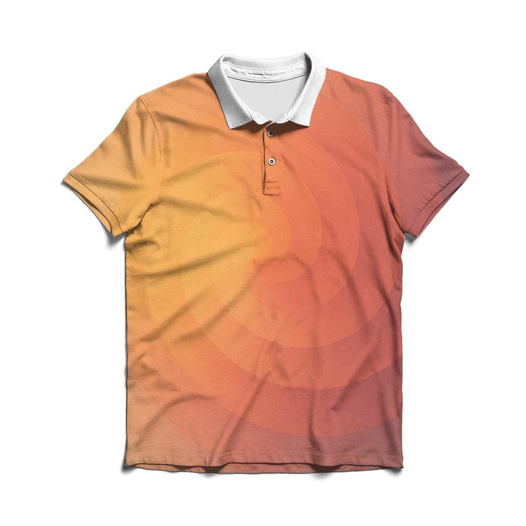 Desert Mirage Conic Drift embroidered polo tops