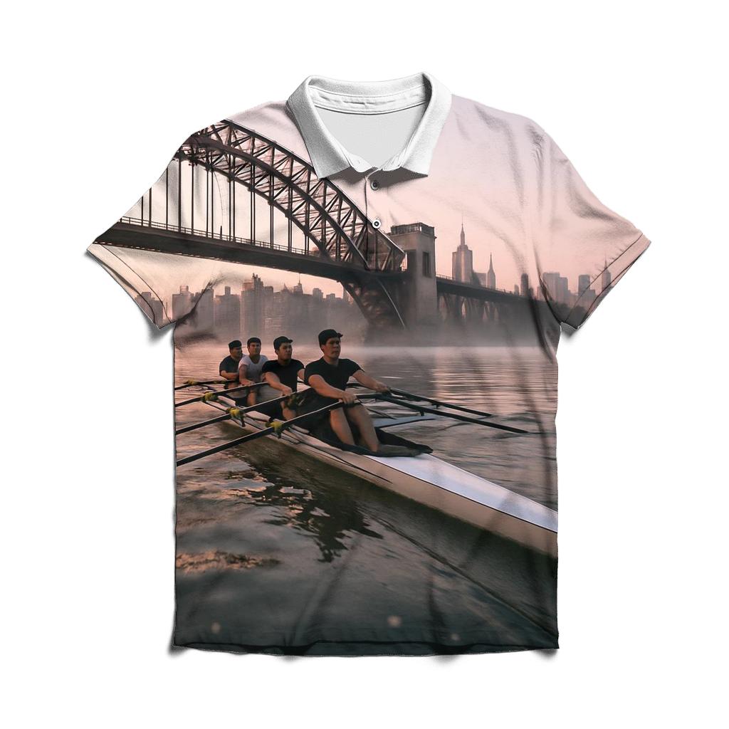 Dawn Rowers Under Hell Gate With The Upper East Side Beyond classic pique polos