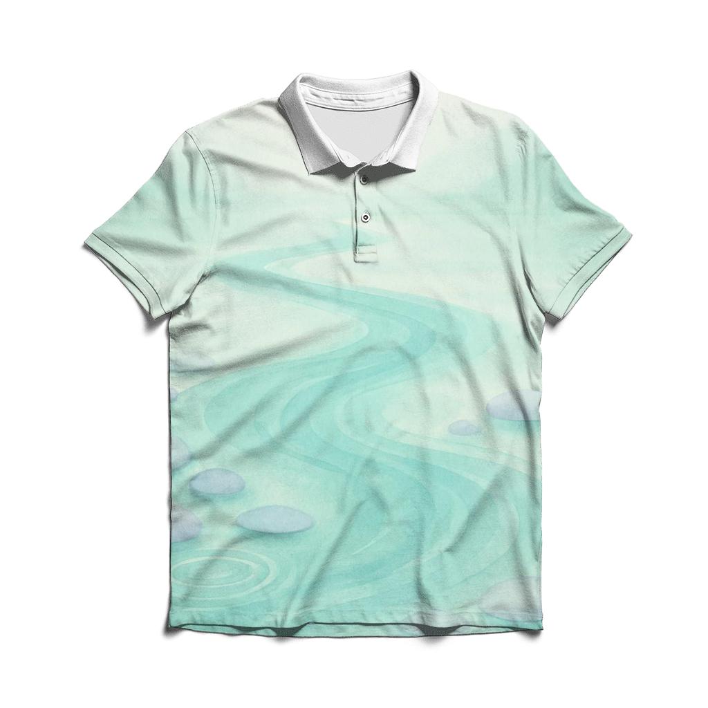River Of Stillness personalized polo shirts