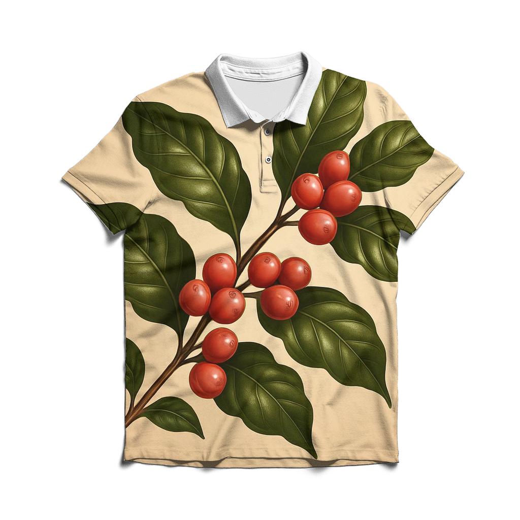 Cherry Branch Luster designer slim fit polos