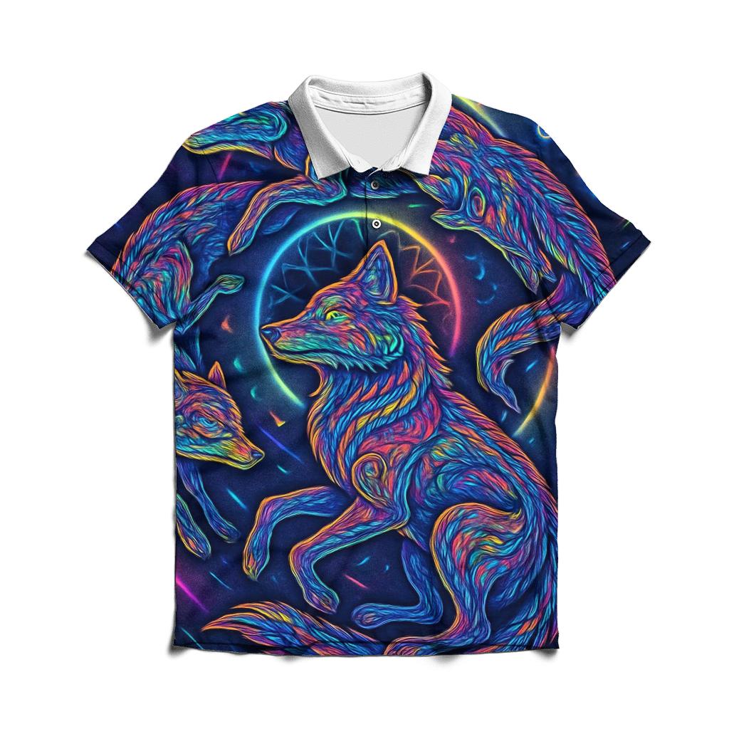 Prismatic Dreamweave Wolf Pack designer slim fit polos