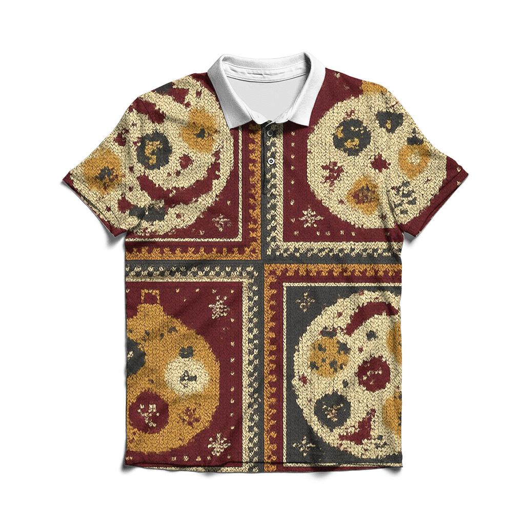 Ornament Black Hole Bauble Design classic pique polos