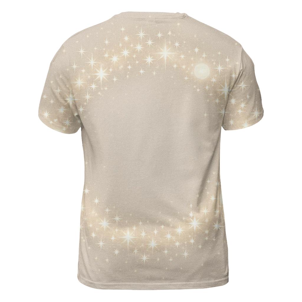Champagne Halo Constellation designer pattern shirts
