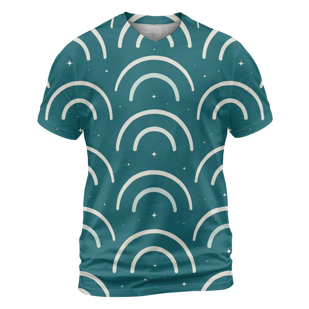 Gravitational Lens Arc Quilt trendy printed shirt styles