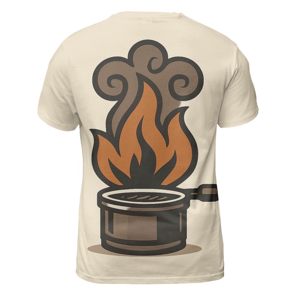 Roaster Flame Crest trendy printed shirt styles