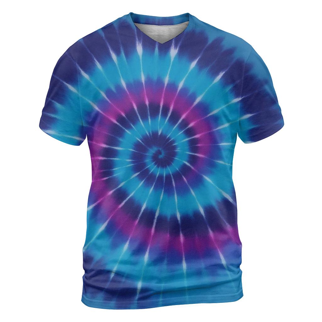 Nebula Spiral Overdye Whirlpool custom all-over print shirts