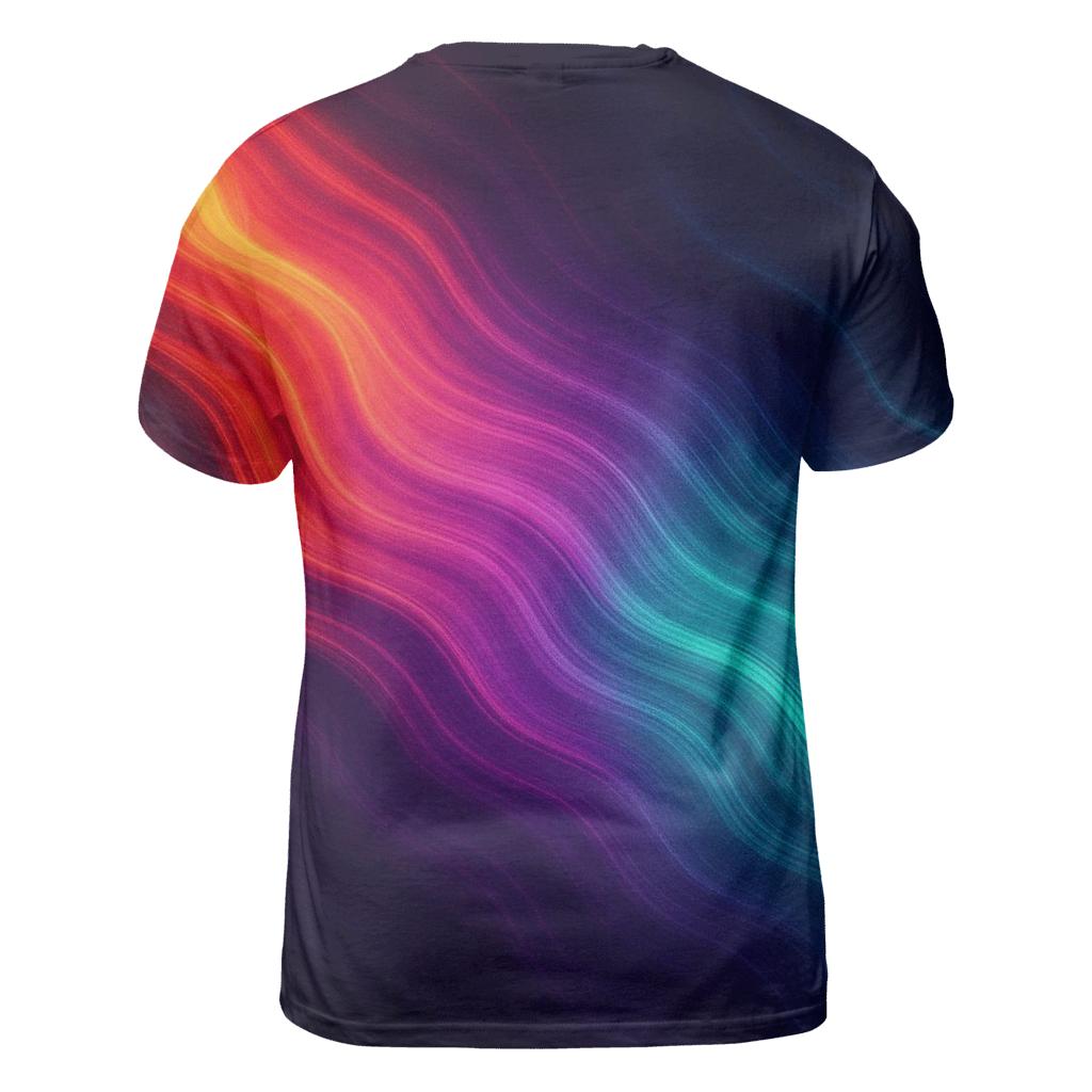 Molten Aurora Spill unique graphic print tees