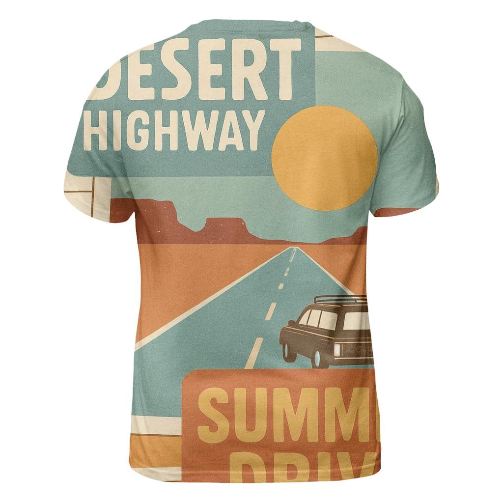Seventies Road Trip Postcard Collage personalized full print shirts