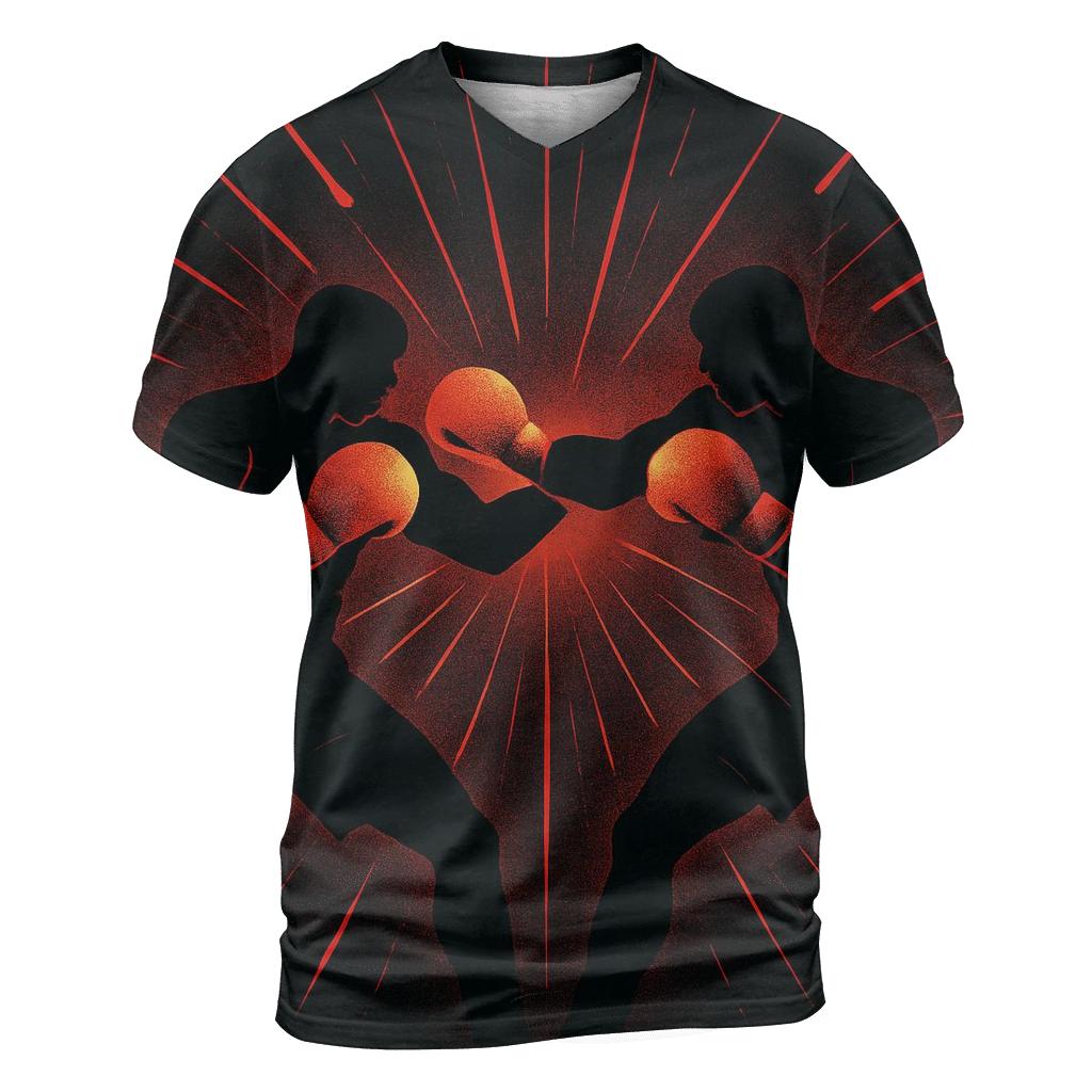 Meteor Trail Boxing Clash designer pattern shirts