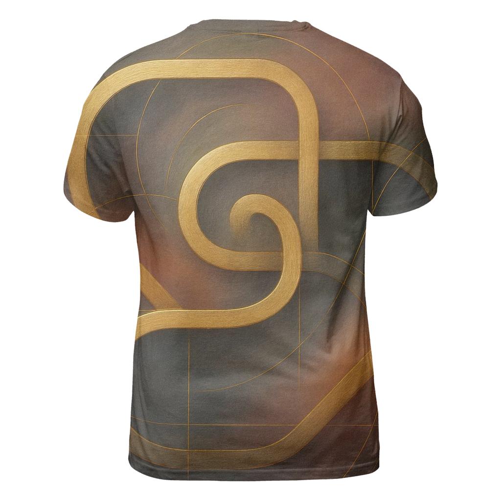 Golden Thread Labyrinth personalized full print shirts