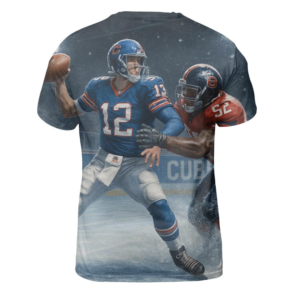 Ice Rink Gridiron Clash Braves Versus Cubs creative print fashion shirts