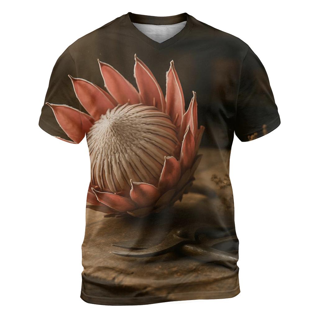 Protea Still Life At A Cape Floristic Workbench statement graphic shirts