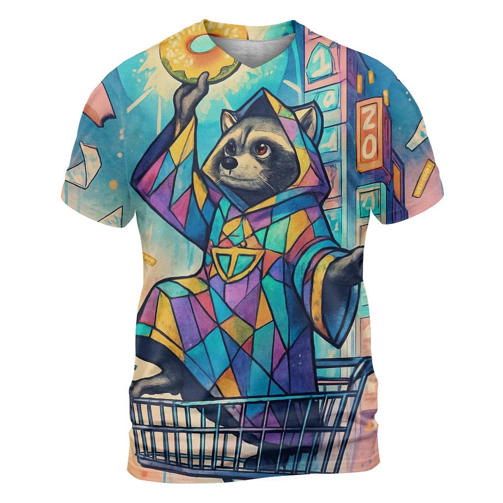 Cathedral Of Floating Snacks artistic all-over print tops