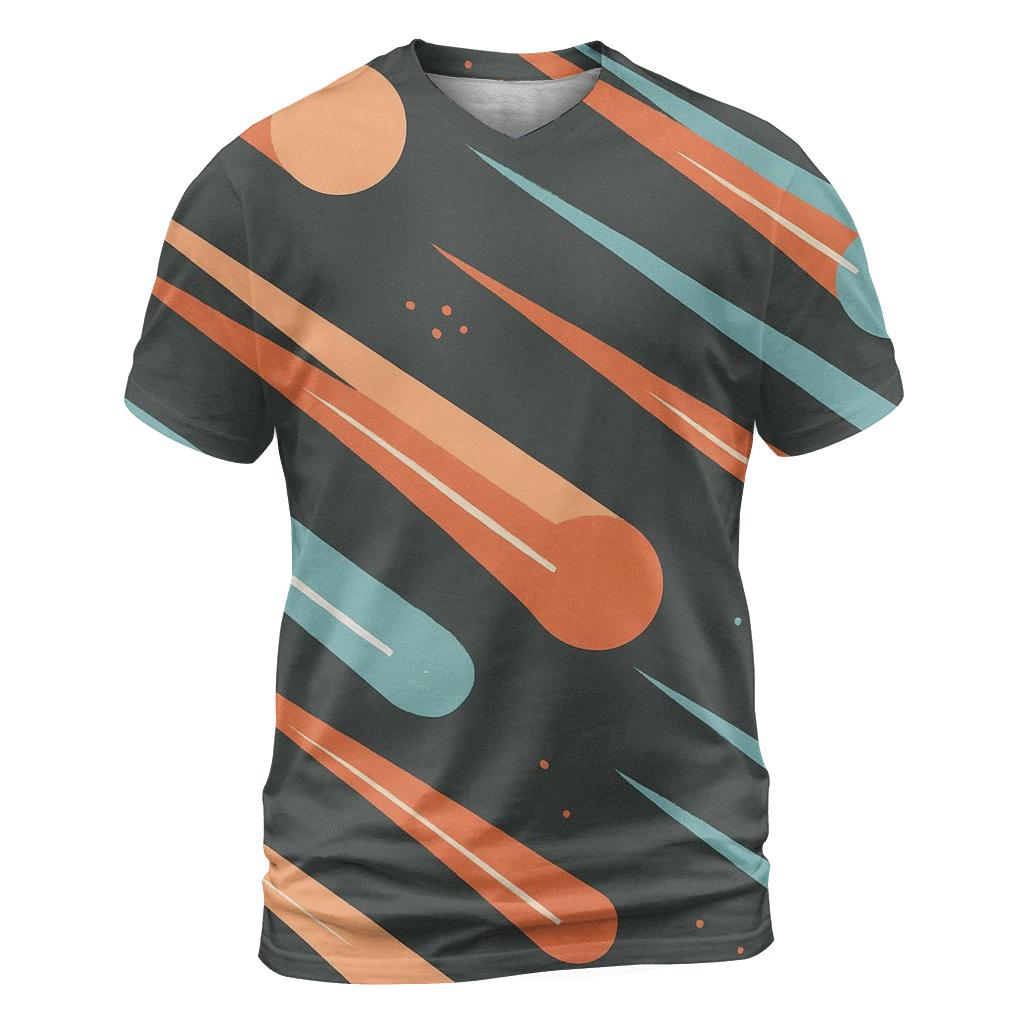 Comet Trail Overprint Drift designer pattern shirts